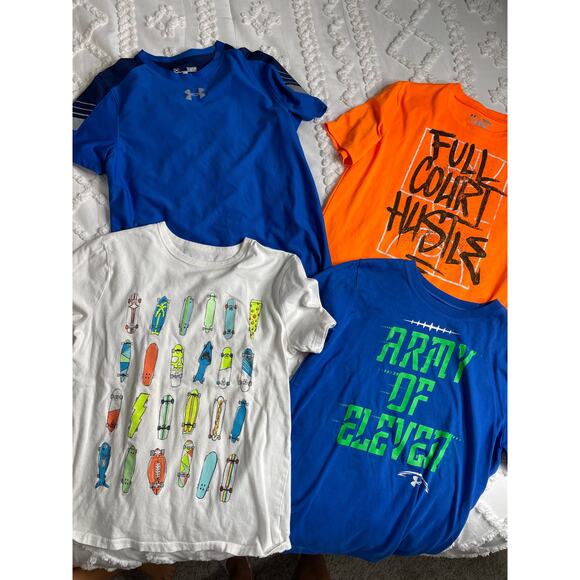 Under Armour and Gap Bundle T Shirts Youth Large - Picture 1 of 4